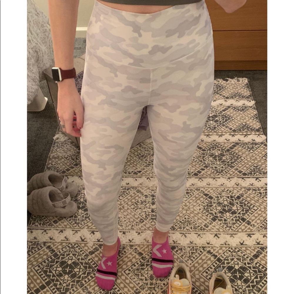 White Camo Fashion Leggings